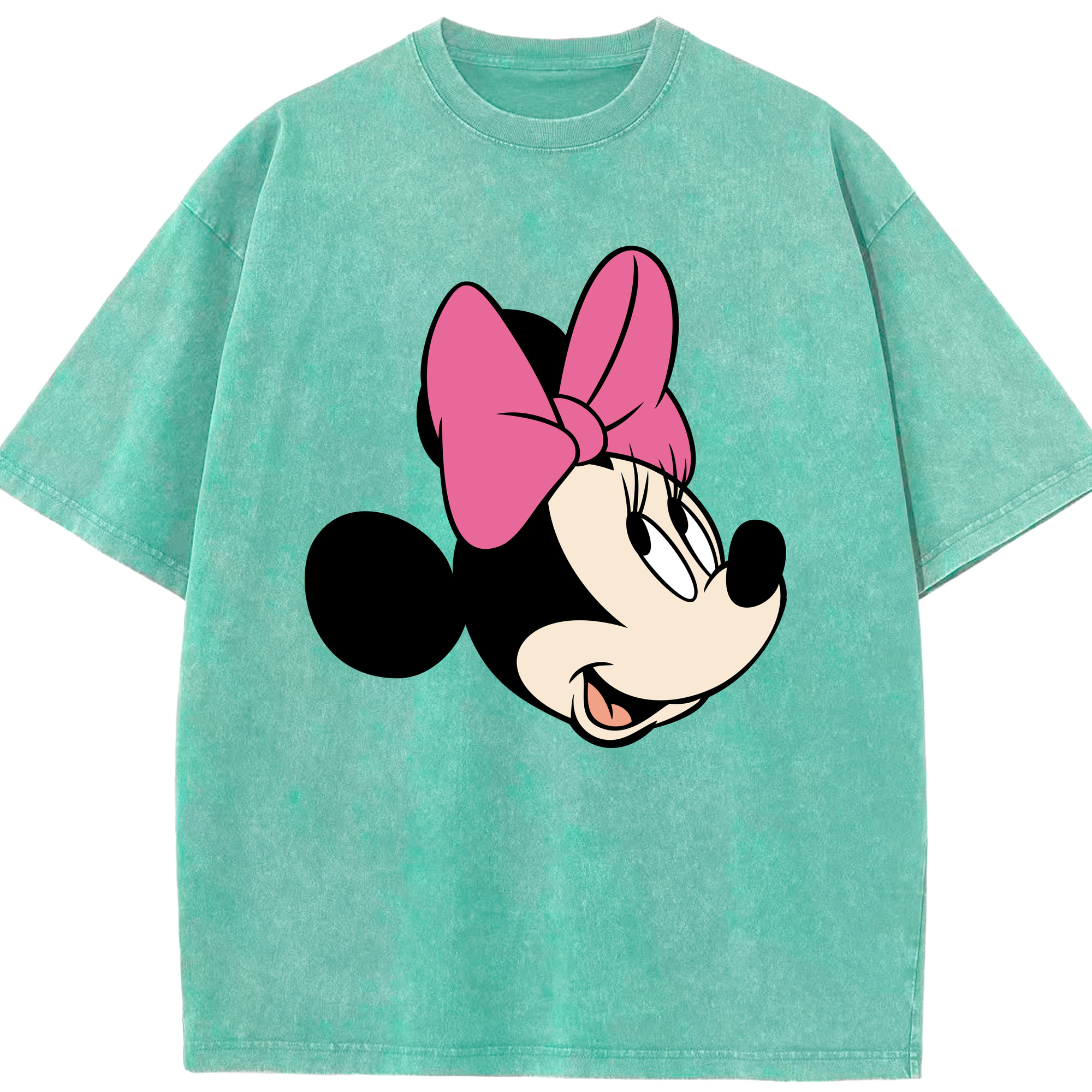（画像用） ミッキーマウス Mickey Mouse 綿100% ヴィンテージ風 半袖Tシャツ（フロントプリント）